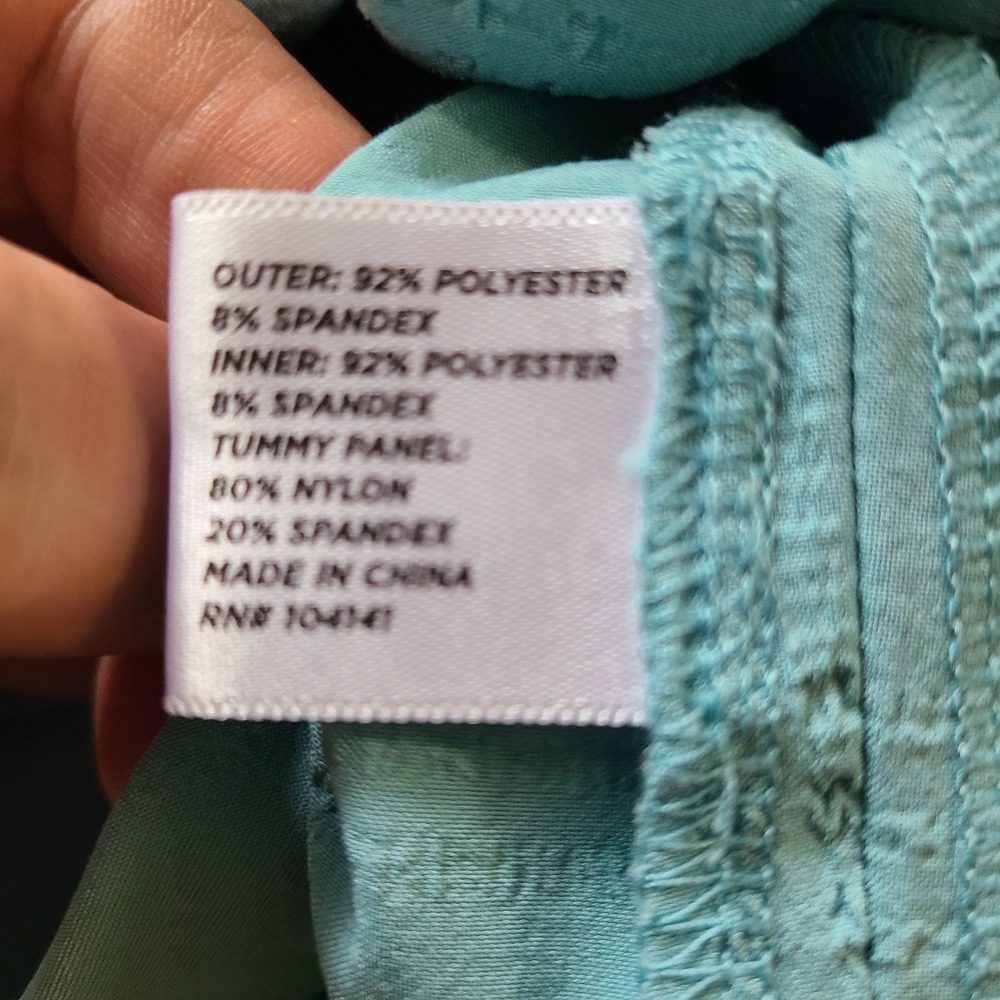 Lady Hagen Aqua Tummy Control Active Skort Womens XL Aqua Athletic Skirt - Picture 9 of 9